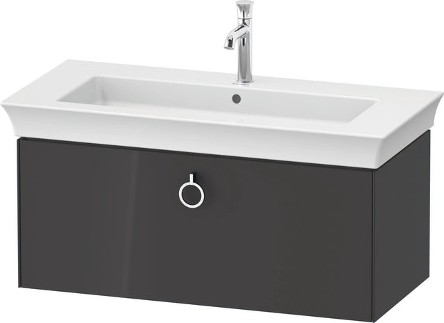 Duravit White Tulip Waschtischunterbau 984 mm Eiche Mitte mit LED-Beleuchtung von Philippe Starck