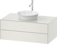 DURAVIT White Tulip Waschtischunterbau wandhängend 1000 mm, 2 Schubkästen, Weiß Seidenmatt