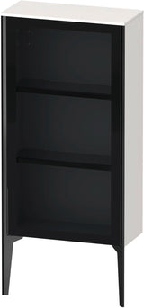 Duravit XViu Halbhochschrank 890x500x240 mm, Glastür dolomiti grey hochglanz, rechts