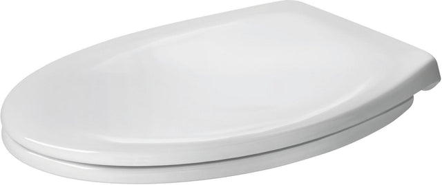 DURAVIT WC-Sitz Universal Weiß mit Absenkautomatik und Edelstahl-Scharnieren