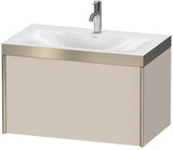 Duravit Waschtischunterbau XVIU 503x800x480mm mit Viu Profil/Rahmen und Möbelwaschtisch