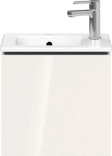 Duravit L-Cube Waschtischunterbau 420 mm wandhängend, 1 Tür rechts, weiß matt – Christian Werner Design