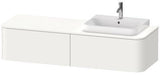 Duravit Waschtischunterbau Happy D.2 Plus 1600 mm taupe supermatt mit Innenbeleuchtung