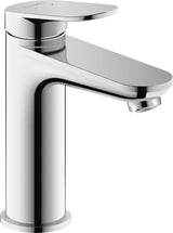 DURAVIT Wave Einhebel-Waschtischmischer mit MinusFlow Zugstange, Chrom – 122 mm Ausladung
