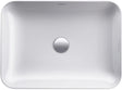 DURAVIT Aufsatzbecken Cape Cod 550 mm Weiß ohne Überlauf von Philippe Starck