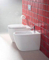 DURAVIT Stand-Bidet ME by Starck 600 mm Weiß Seidenmatt mit Hahnlochbank