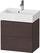 DURAVIT L-Cube Waschtischunterbau wandhängend, 2 Schubkästen, Weiß Matt, 584 mm