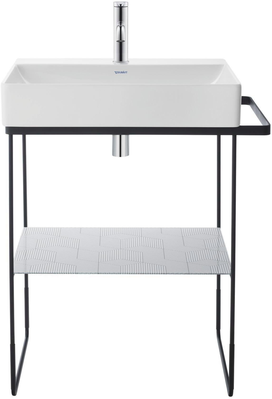 Duravit DuraSquare Waschtisch 600 mm weiß mit Hahnloch ohne Überlauf für Wandmontage