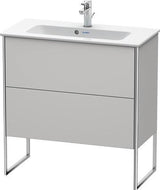 Duravit Waschtischunterbau XSQUARE 810x831x388 mm mit 2 Auszügen, s-matt, Eiche Ahorn