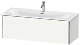Duravit XSQUARE Waschtischunterbau 1210 mm, 1 Auszug, weiß matt, wandhängend, für Viu