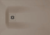 DURAVIT Sustano Duschwanne 1000x700x30 mm Mineralguss Hellgrau Matt – Rechteckig, Rutschhemmend