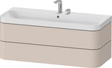 Duravit Happy D.2 Waschtischset 1175 mm wandhängend mit Tip-on Technik und Soft-Close