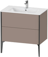 DURAVIT XViu Waschtischunterbau bodenstehend 594x810x480 mm mit 2 Auszügen, weiß matt