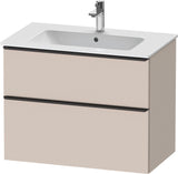 Duravit D-Neo Waschtischunterbau 810 mm betongrau matt mit Soft-Close-Auszug
