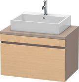 DURAVIT DuraStyle Konsolenunterschrank 800 mm betongrau matt mit 1 Auszug