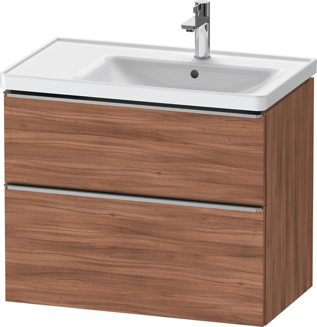 Duravit D-Neo Waschtischunterbau 784 mm Eiche Schwarz Bronze, wandhängend, 1 Auszug