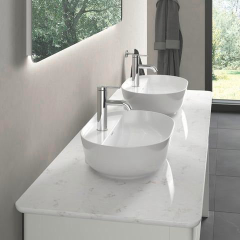 DURAVIT Luv Waschtischunterbau bodenstehend 1733 mm, 2 Auszüge, Weiß Seidenmatt, Tip-On