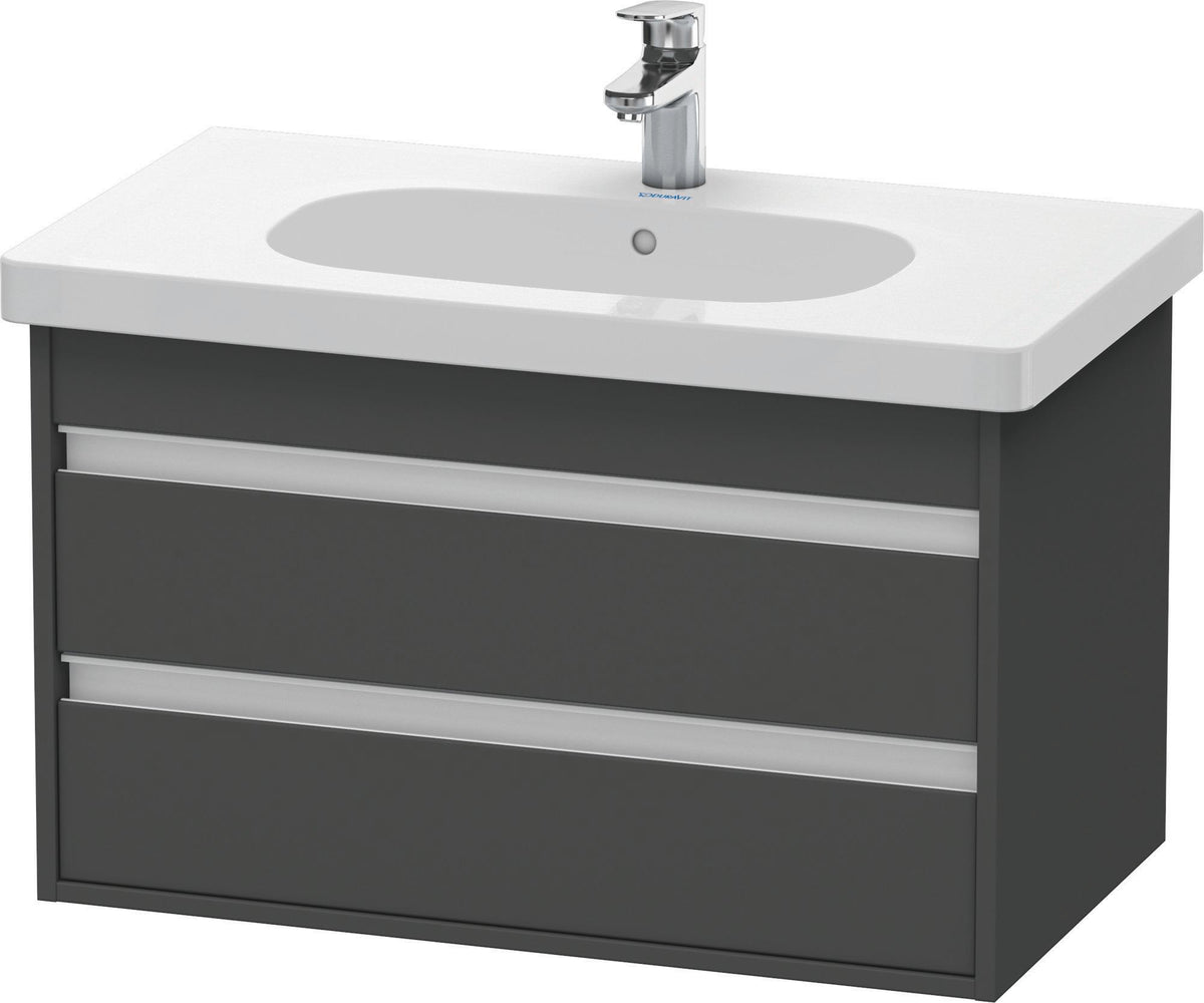 DURAVIT Waschtischunterbau Ketho wandhängend 800 mm, 2 Schubkästen, weiß matt, für D-Code 034285