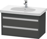 DURAVIT Waschtischunterbau Ketho wandhängend 800 mm, 2 Schubkästen, weiß matt, für D-Code 034285