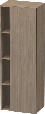 DURAVIT DuraStyle Hochschrank 360x500x1400 mm, 1 Tür links, Eiche Terra/Weiß Matt