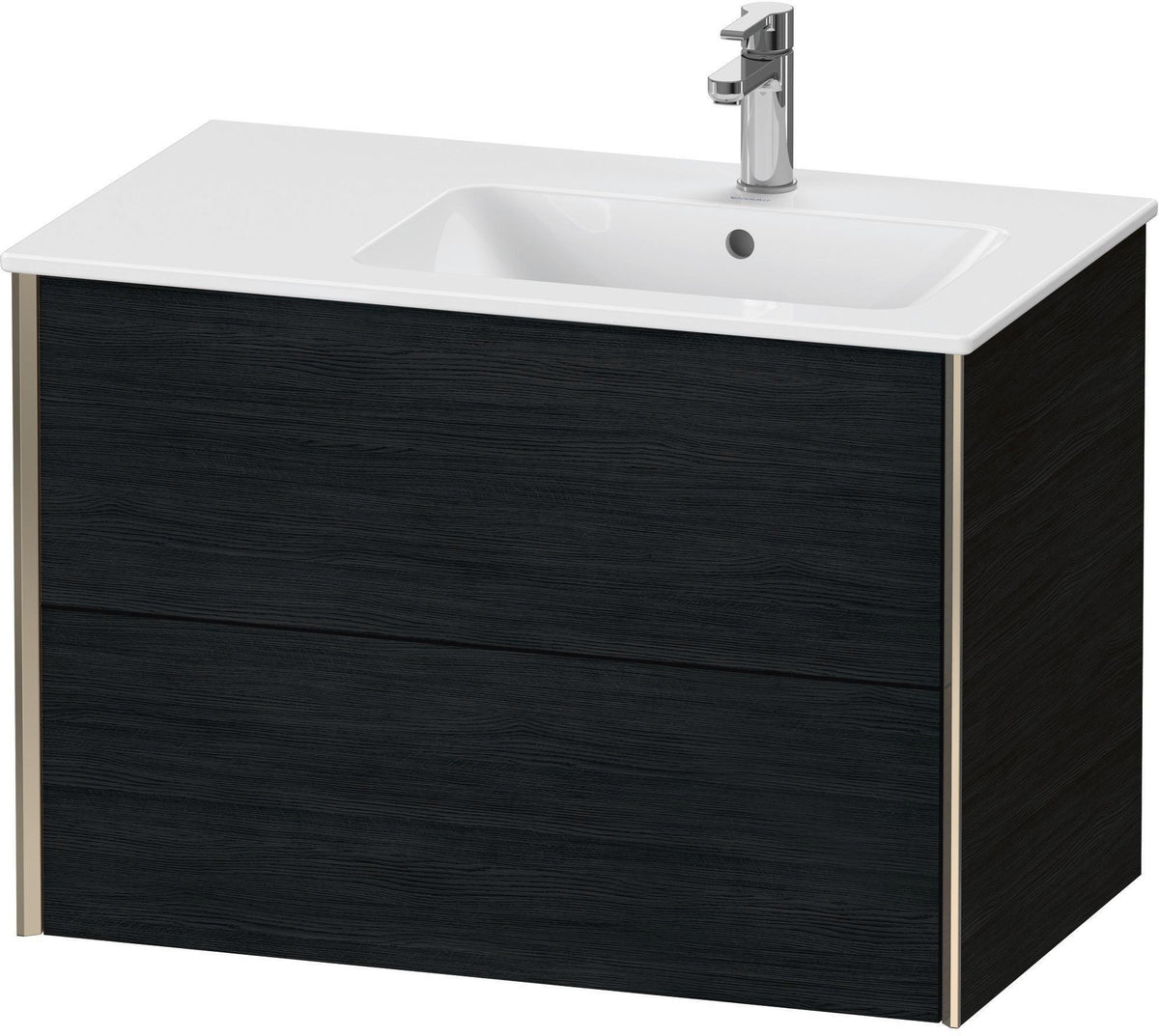 DURAVIT XViu Waschtischunterbau wandhängend 810 mm, 2 Schubkästen, weiß matt