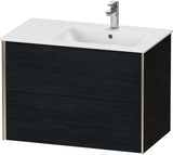 DURAVIT XViu Waschtischunterbau wandhängend 810 mm, 2 Schubkästen, weiß matt