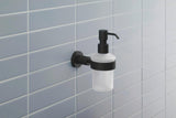 DURAVIT D-Code Seifenspender mit Glasflakon und verchromtem Messinghalter für Wandmontage