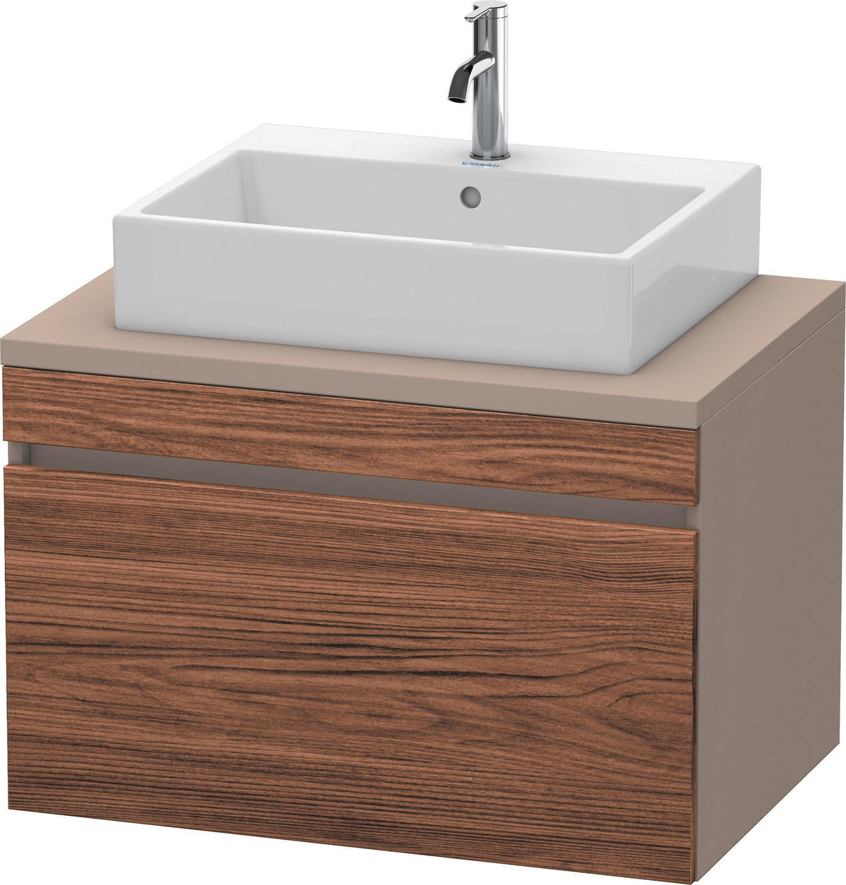 DURAVIT DuraStyle Konsolenunterschrank 800 mm betongrau matt mit 1 Auszug