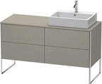 steingrau seidenmatt / Mitteldichte Faserplatte (MDF) / grau