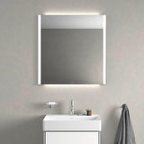 Duravit DuraSquare Waschtisch 600 mm weiß mit Hahnloch ohne Überlauf für Wandmontage