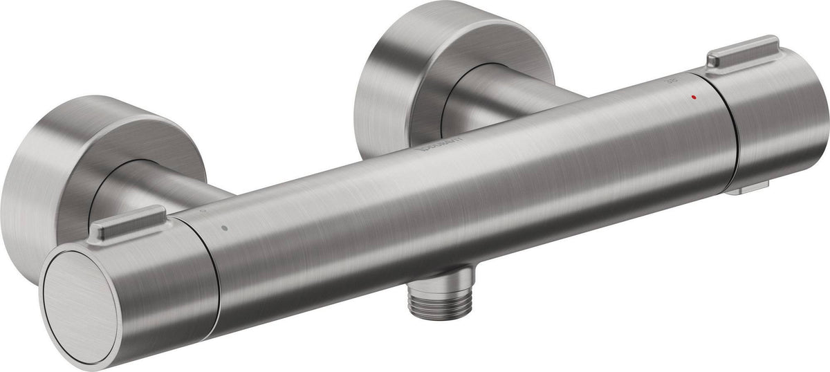 DURAVIT Brausethermostat Aufputz Bronze Gebürstet – Thermostatkartusche, 2 Griffe, DN 15