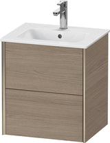 DURAVIT XViu Waschtischunterbau wandhängend 510 mm mit 2 Schubkästen und Tip-on Technik