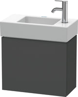 DURAVIT L-Cube Waschtischunterbau 480 mm wandhängend, 1 Tür, betongrau matt