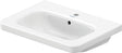 DURAVIT DuraStyle Möbelwaschtisch 650 mm mit Überlauf, 1 Hahnloch, weiß – wandhängend