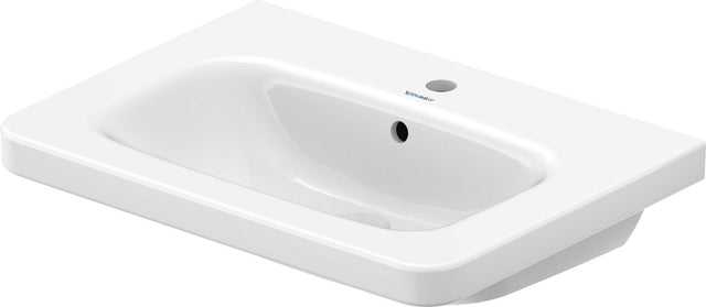 DURAVIT DuraStyle Möbelwaschtisch 650 mm mit Überlauf, 1 Hahnloch, weiß – wandhängend