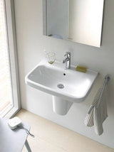 Duravit DuraStyle Waschtisch 600 mm mit Überlauf und WonderGliss in Weiß
