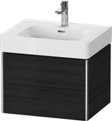 Duravit XSquare Waschtischunterbau 584 mm, 2 Schubkästen, Tip-on, Taupe