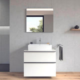 Duravit Waschtisch Vero Air 600 mm mit Überlauf und Hahnlochbank, weiß