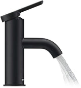 Duravit C.1 Einhebel-Waschtischmischer 91 mm Schwarz Matt – Ohne Zugstange