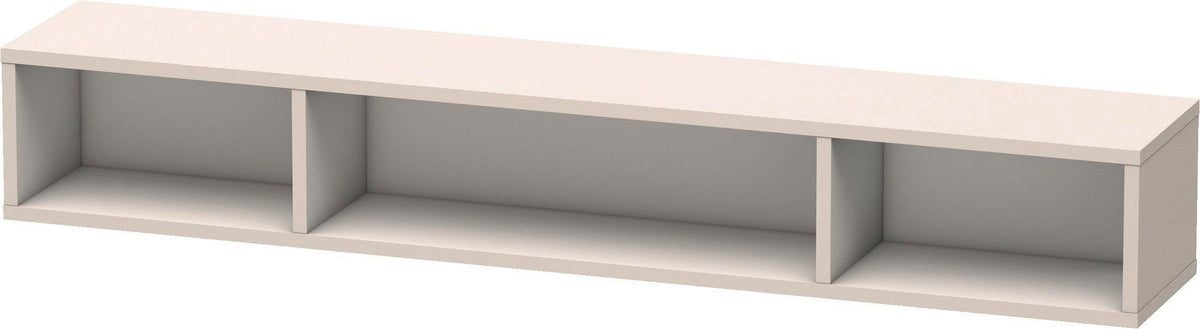 DURAVIT L-Cube Regalelement 800 mm, 3 Fächer, betongrau matt, wandhängend