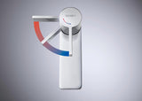 Duravit D-Neo Einhebel-Waschtischmischer mit FreshStart, Zugstange & Chrom – 109 mm Ausladung