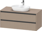 leinen / 2 Schubkästen / Waschtischunterbau