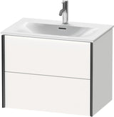 DURAVIT XViu Waschtischunterbau wandhängend 710 mm, 2 Schubladen, champagner matt/weiß matt
