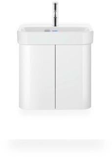 DURAVIT Happy D.2 Waschtischunterbau taupe supermatt 475 mm, 2 Türen, wandhängend