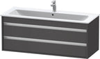 graphit matt / 2 Schubladen / anthrazit