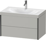 DURAVIT XViu c-bonded Waschtischset wandhängend 800x480x503mm mit 2 Schubkästen, Push-Open und Soft-Close