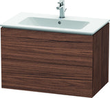 Duravit L-Cube Waschtischunterbau 820 mm taupe matt mit 2 Schubkästen und Tip-On-Technik