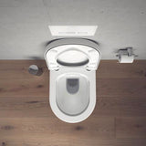 Duravit Wand-WC Starck 3 540 mm Tiefspüler spülrandlos Durafix weiß