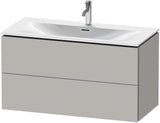 DURAVIT L-Cube Waschtischunterbau, wandhängend, 1020 mm, 2 Schubkästen, weiß matt