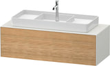 DURAVIT White Tulip Konsolen-Waschtischunterbau 1300 mm, wandhängend, weiß seidenmatt, 1 Auszug